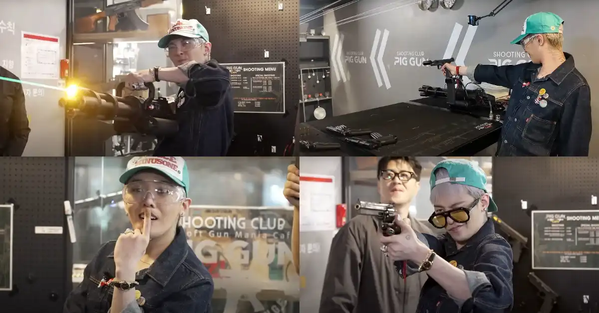 G-Dragon Shocks Fans with Surprise Gun Gift from Defconn During Shooting Range Adventure