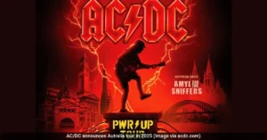 AC/DC Announces 2025 Australian Stadium Tour With Special Guests Amyl and The Sniffers; See Dates