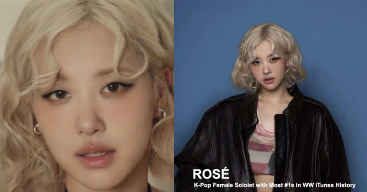 BLACKPINK’s Rosé Breaks Record as K-Pop Female Soloist With Most Number One Songs on iTunes Worldwide Chart