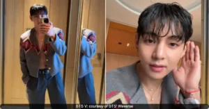BTS Taehyung Shows Off Abs While Dancing to ‘Killin’ It Girl’ and Asks Fans to Keep Quiet Outside Paris Hotel