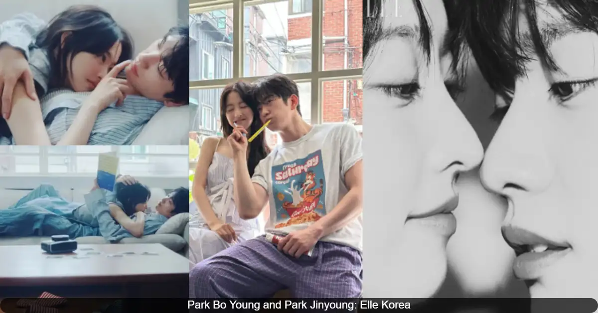 Park Bo Young and Park Jin Young Spark Dating Rumors With Romantic Elle Korea Photoshoot