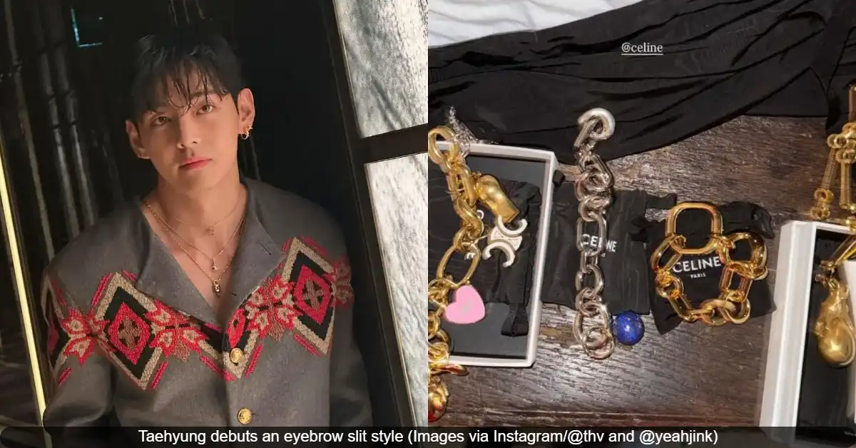 BTS’ Taehyung Sparks Excitement with Eyebrow Slit and Green Hair in Paris