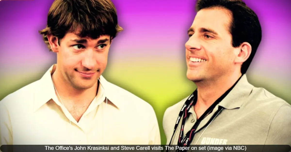Steve Carell and John Krasinski Surprised The Paper Cast on Their First Day of Filming