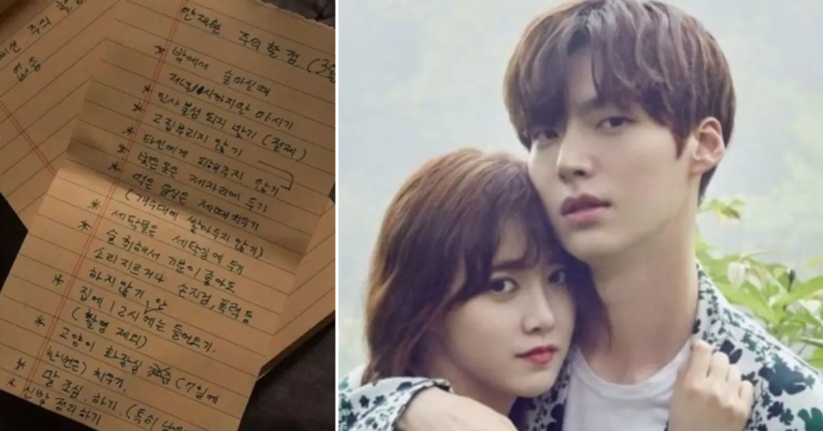 Old “Marriage Contract” of Ahn Jae Hyun and Goo Hye Sun Goes Viral – His 12 Rules vs Her Empty Column Stirs Reactions