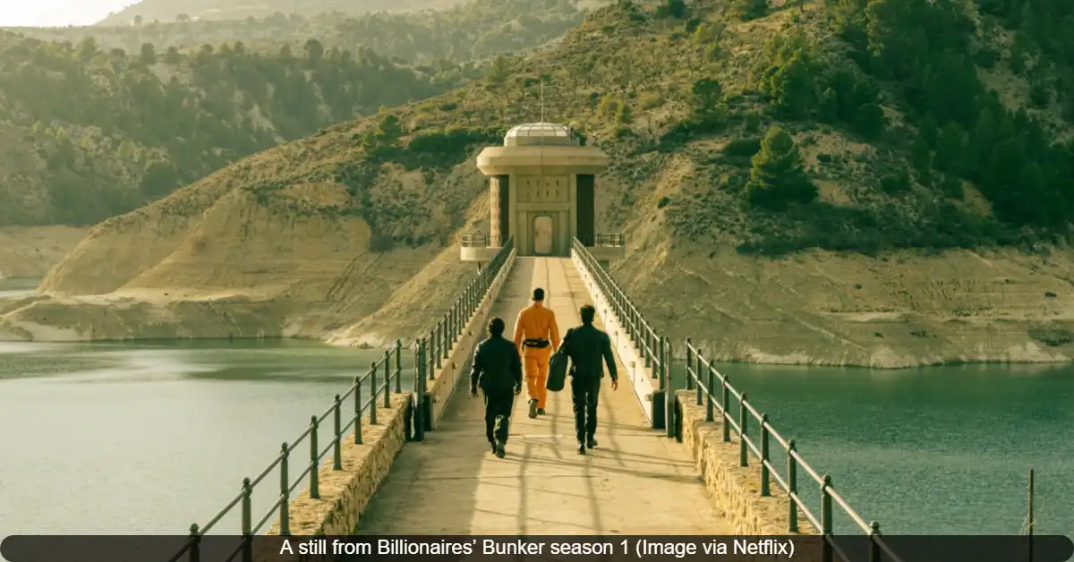 A still from Billionaires’ Bunker season 1