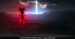 A still from Marvel Zombies season 1