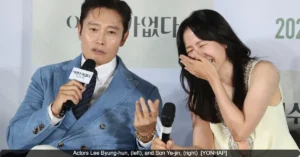 Actors Lee Byung-hun, (left), and Son Ye-jin, (right)
