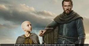 A Knight of the Seven Kingdoms first look revealed (Image via Game of Thrones/X))