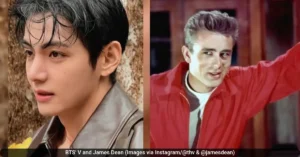 BTS V and James Dean Images via Instagram @thv @jamesdean 47kb Is BTS V Going as James Dean in Vogue World? Taehyung’s Fashion Homage Sparks Fan Theories
