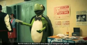 Bert the turtle in It Welcome to Derry Image via Instagram @it official 43kb It: Welcome to Derry – A Cosmic Turtle Holds the Key to Defeating Pennywise