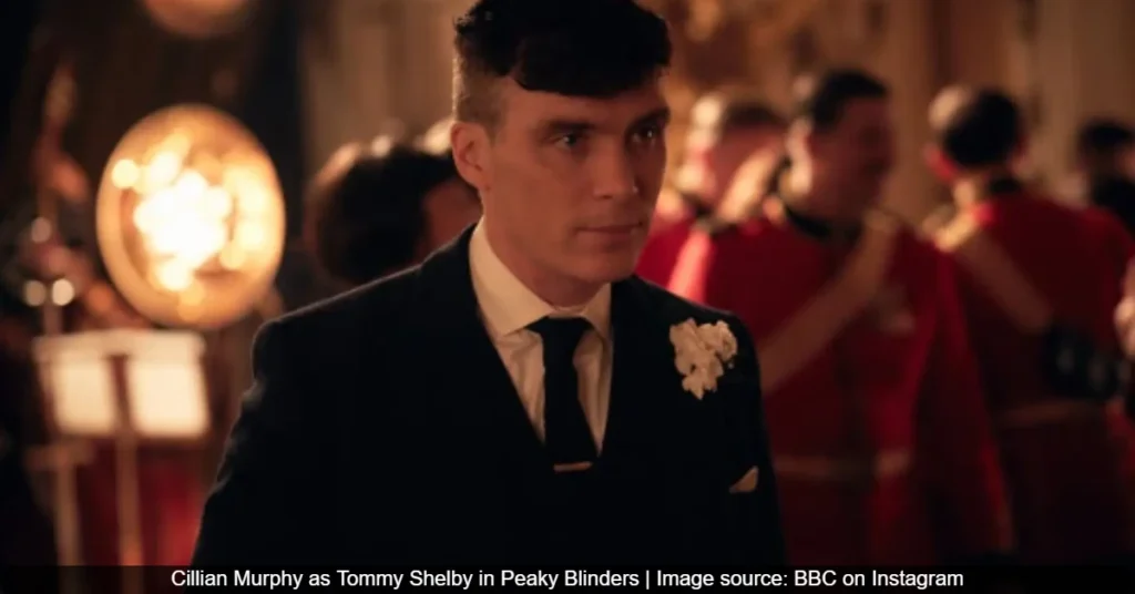 Cillian Murphy as Tommy Shelby in Peaky Blinders