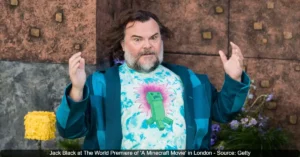 Jack Black at The World Premiere of A Minecraft Movie in London Source Getty 64kb Jack Black’s Minecraft Movie Role Sparks Early Oscar Buzz