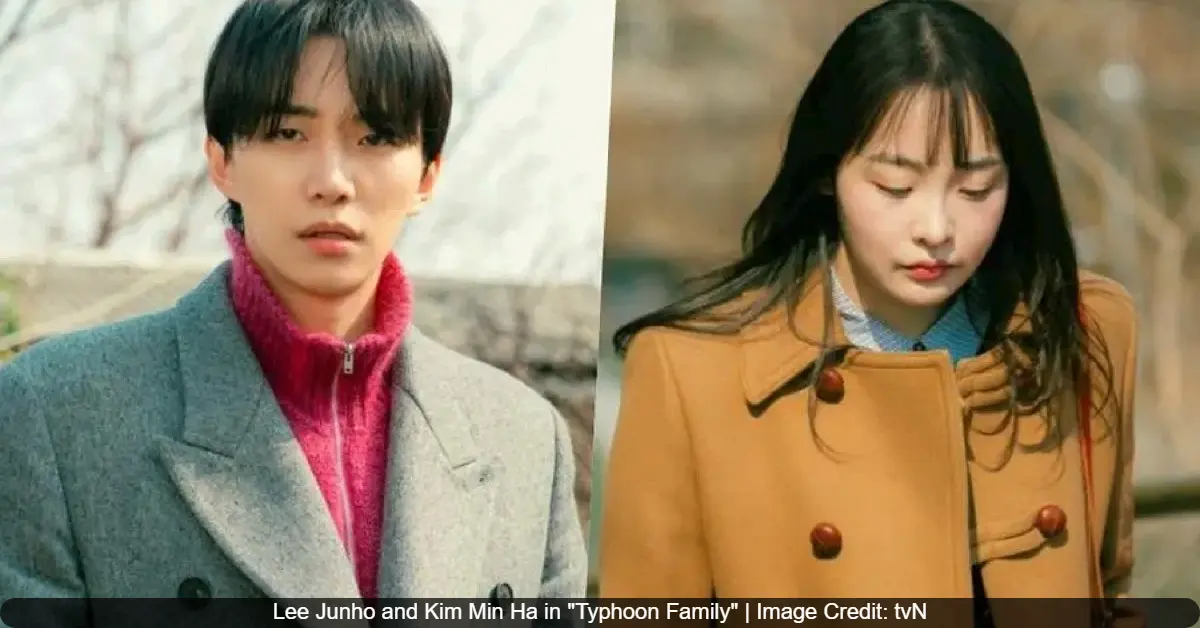 Lee Junho and Kim Min Ha in Typhoon Family Image Credit tvN 44kb Lee Junho and Kim Min Ha in "Typhoon Family"