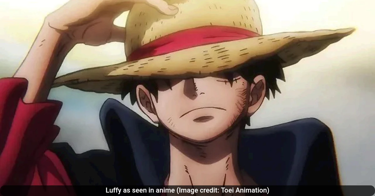 Luffy as seen in anime Image credit Toei Animation 64kb Luffy as seen in one piece (Image credit: Toei Animation)