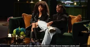 MAFS UK's Divarni Confronts Julia-Ruth as Lies Unravel in Explosive Argument Married At First Sight UK stars Julia-Ruth and Divarni MAFS UK