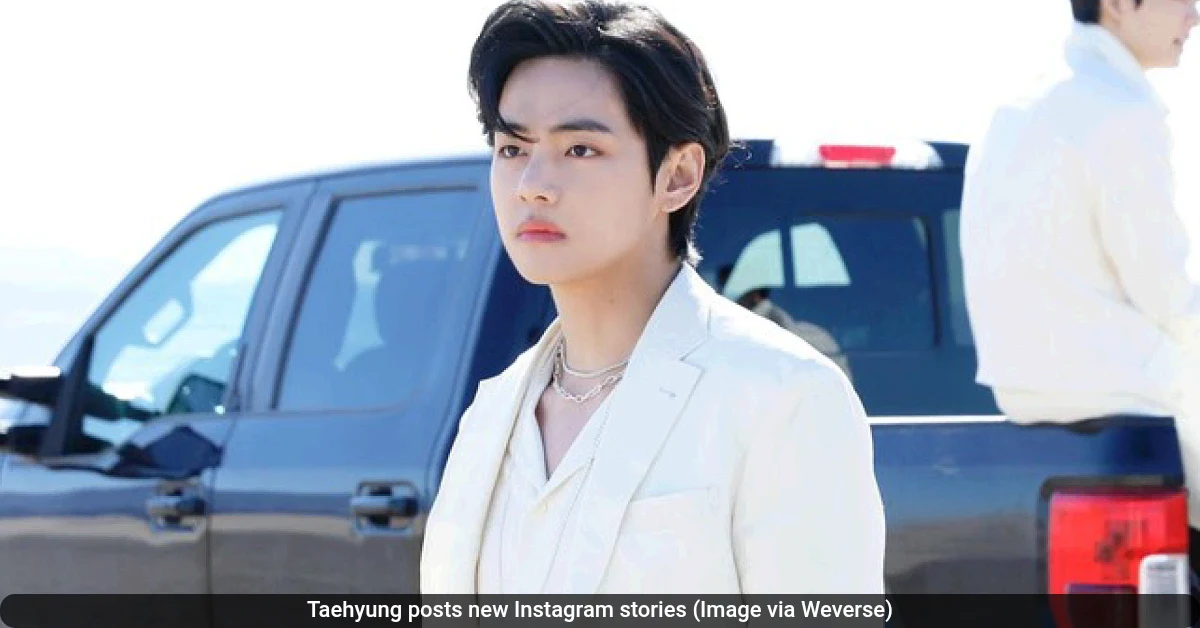 Taehyung posts new Instagram stories Image via Weverse 59kb BTS Taehyung’s 73% Phone Battery Becomes Viral Fan Moment