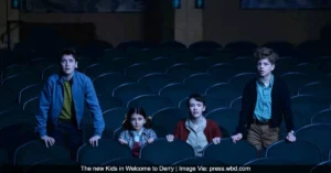 The new Kids in Welcome to Derry Image Via press.wbd .com 65kb IT: Welcome to Derry Episode 1 Recap: A Shocking Twist and a Missing Clown