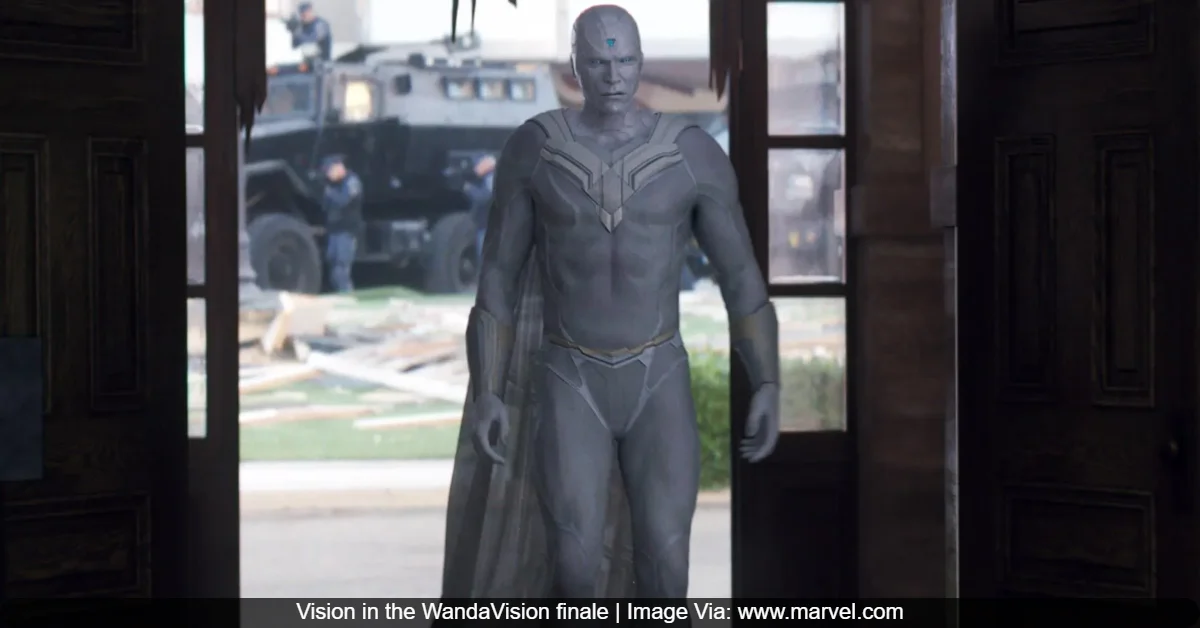 Vision in the WandaVision finale