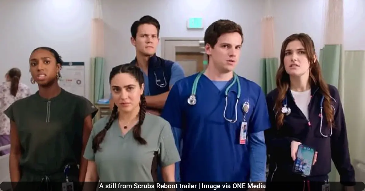 A still from Scrubs Reboot trailer Image via ONE Media 41kb Scrubs Reboot Trailer Out: The Doctors Are Back at Sacred Heart