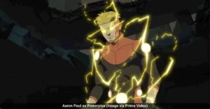 Aaron Paul as Powerplex (Image via Prime Video)