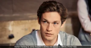 Damian Hardung as James Beaufort in Maxton Hall Season 2