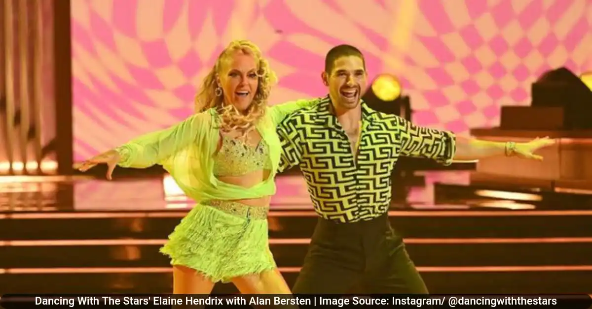 Dancing With The Stars' Elaine Hendrix with Alan Bersten