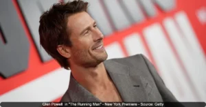 Glen Powell Shares Tom Cruise's Career-Changing Advice on Movie Roles Glen Powell in "The Running Man" - New York Premiere