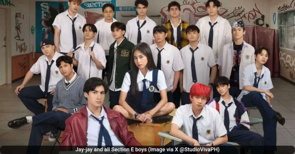 Jay-jay and all Section E boys (Image via X @StudioVivaPH)