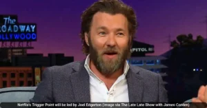 Netflix's Trigger Point will be led by Joel Edgerton (Image via The Late Late Show with James Corden)