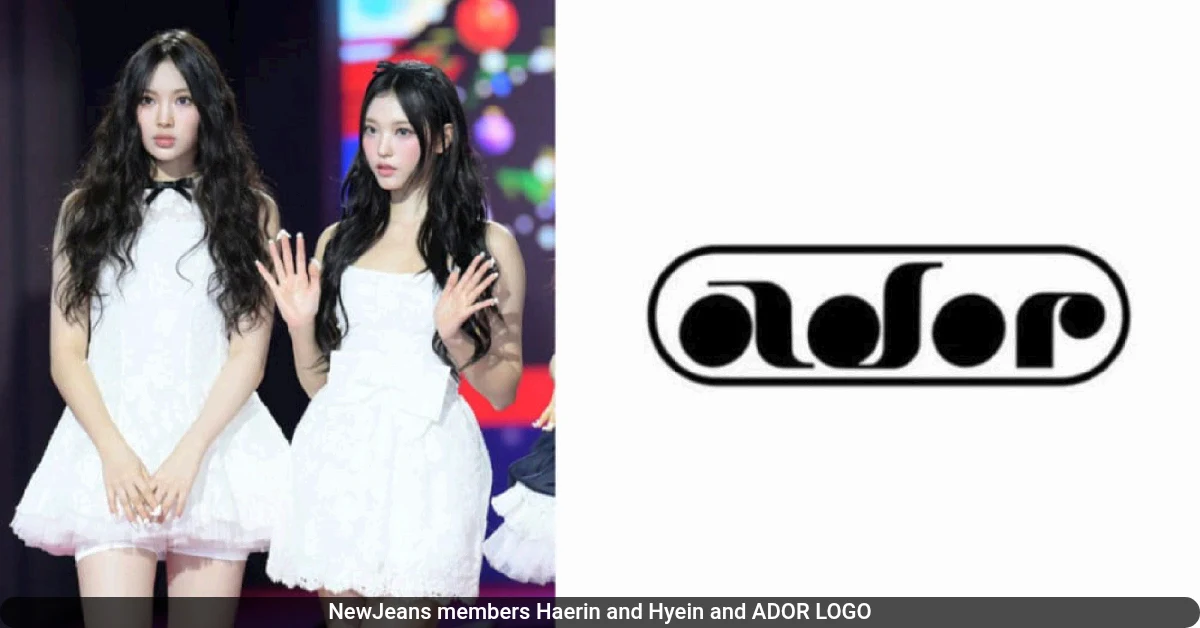 NewJeans members Haerin and Hyein