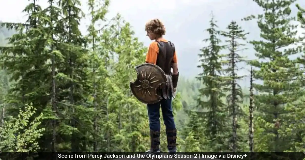 Scene from Percy Jackson and the Olympians Season 2 Image via Disney 67kb Scene from Percy Jackson and the Olympians Season 2 | Image via Disney+