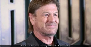 Sean Bean at the London screening of "Robin Hood"