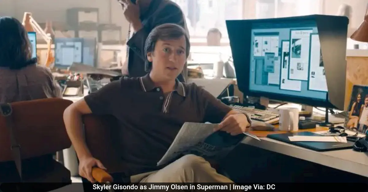 Skyler Gisondo as Jimmy Olsen in Superman Image Via DC 47kb Skyler Gisondo as Jimmy Olsen in Superman