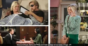 Steve and Kayla, Sami, and Philip and Gabi on Days of our Lives