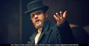 Tom Hardy as Alfie Solomons in Peaky Blinders