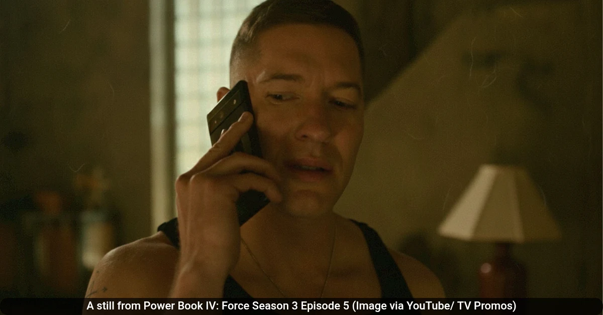 A still from Power Book IV: Force Season 3 Episode 5 (Image via YouTube/ TV Promos)