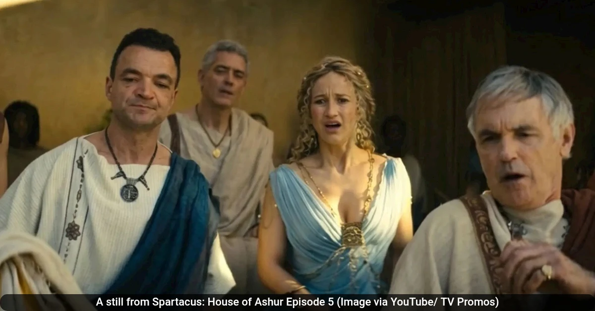 A still from Spartacus: House of Ashur Episode 5 (Image via YouTube/ TV Promos)