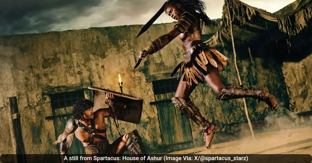 A still from Spartacus House of Ashur Image Via X @spartacus starz 69kb A still from Spartacus: House of Ashur (Image Via: X/@spartacus_starz)