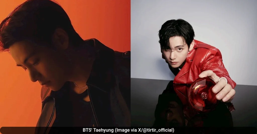 BTS' Taehyung (Image via X/@tirtir_official)