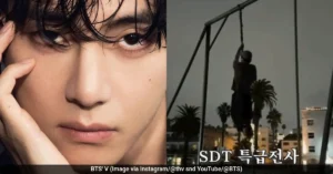 BTS V's Rope Climbing Display in New Vlog Highlights His Military Training BTS' V (Image via Instagram/@thv snd YouTube/@BTS)
