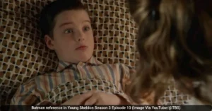 Young Sheldon Season 3 Episode 10: How Batman Scolded Sheldon in a Hidden Cameo Batman reference in Young Sheldon Season 3 Episode 10 (Image Via YouTube/@TBS)
