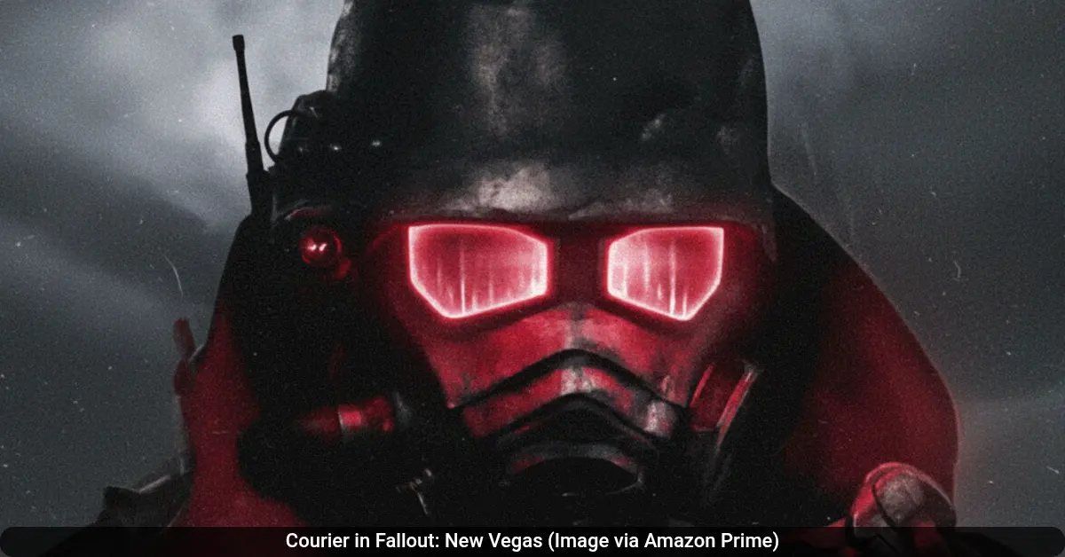 Courier in Fallout: New Vegas (Image via Amazon Prime)