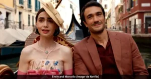 Emily and Marcello (Image via Netflix)