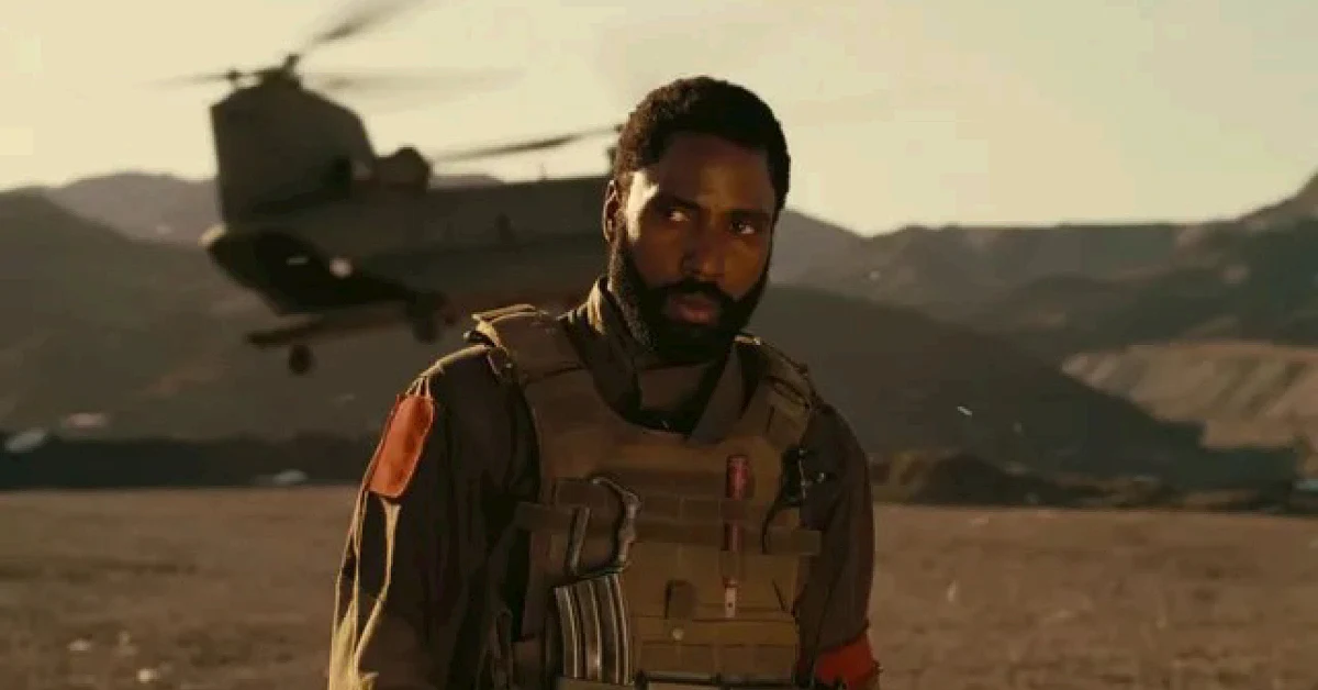 John David Washington plays the Protagonist in the film. (Image via Warner Bros.)