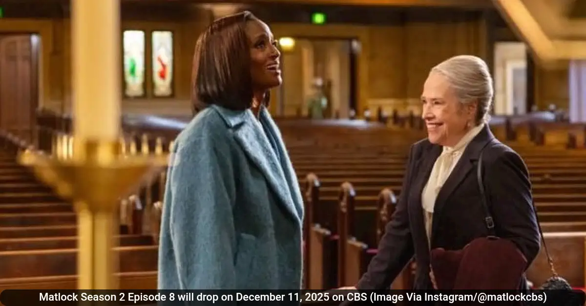 Matlock Season 2 Episode 8 airs December 11 with a holiday-themed case involving the city’s fire department