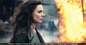 Peaky Blinders Movie First Look: Rebecca Ferguson Joins Cillian Murphy's Tommy Shelby Rebecca Ferguson in Peaky Blinders: The Immortal Man | Image via Instagram @empiremagazine