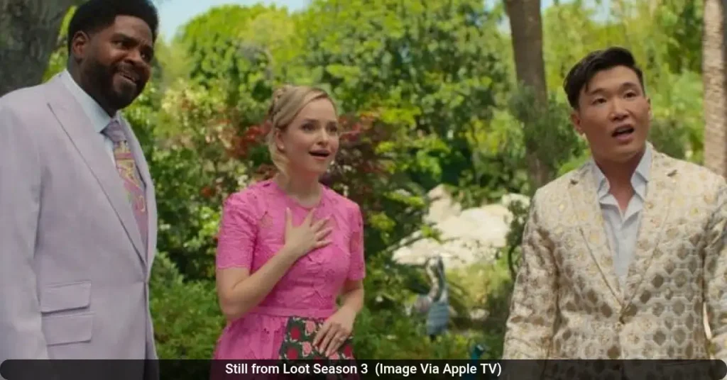 Still from Loot Season 3 Image Via Apple TV 53kb Loot Season 3 Episode 10 is all set to drop on Wednesday, December 10, 2025 on Apple TV (Image Via Apple TV)