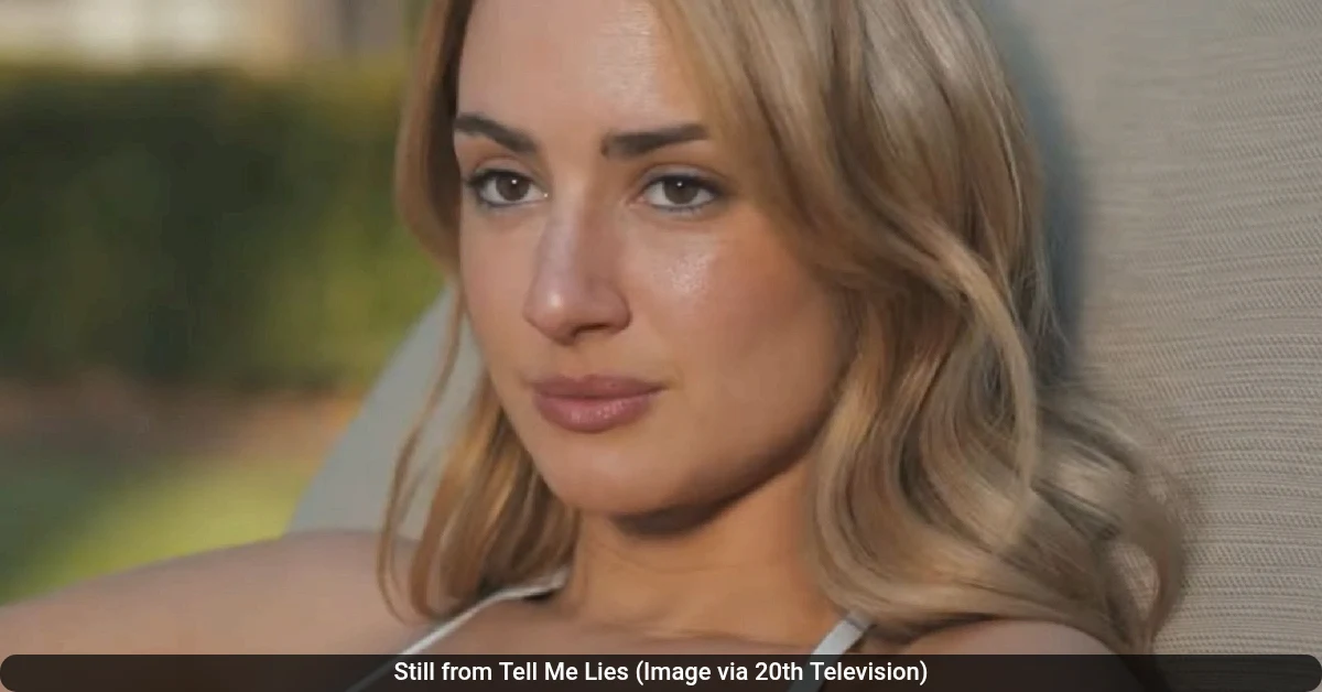 Still from Tell Me Lies Image via 20th Television 52kb Still from Tell Me Lies (Image via 20th Television)