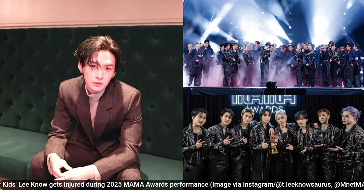 Stray Kids’ Lee Know Arrives in Korea in Wheelchair After MAMA Awards Ankle Injury