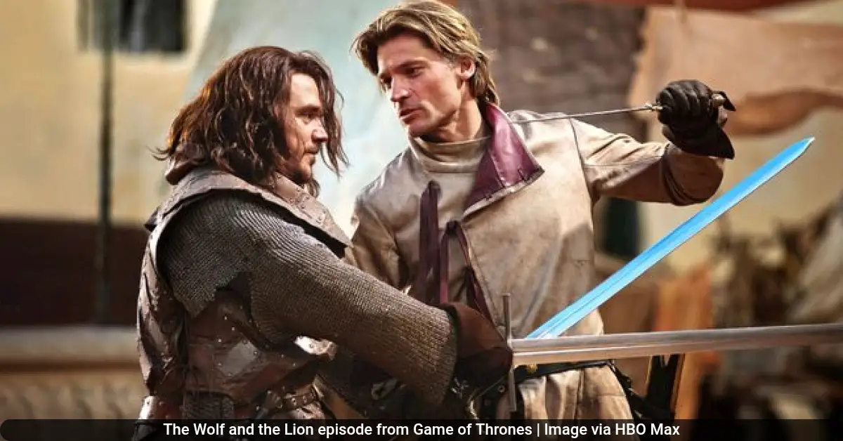The Wolf and the Lion episode from Game of Thrones | Image via HBO Max